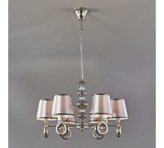 Подвесной светильник ESCADA E14*40W Nickel 670/6S