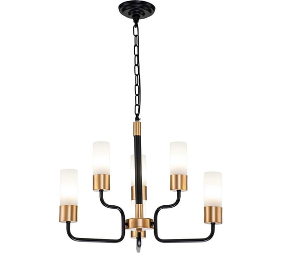 Подвесной светильник ESCADA E14*40W Black/Gold 2108/6P 1