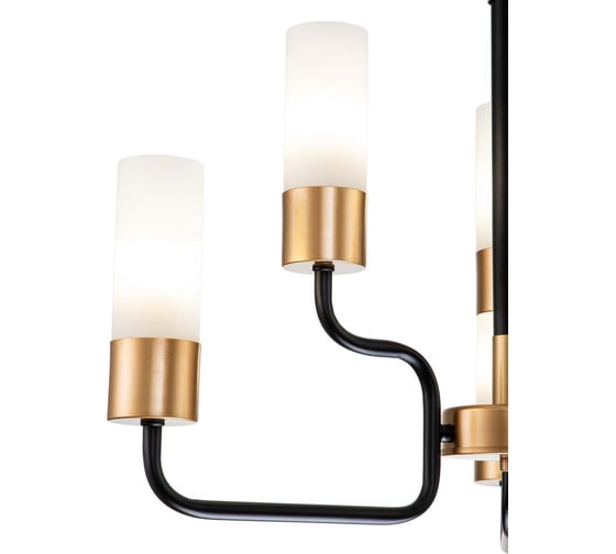 Подвесной светильник ESCADA E14*40W Black/Gold 2108/6P