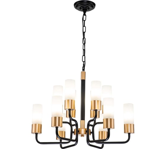 Подвесной светильник ESCADA E14*40W Black/Gold 2108/12P