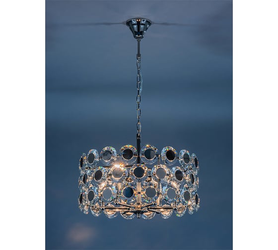 Подвесной светильник ESCADA E14*40W Nickel 664/6S