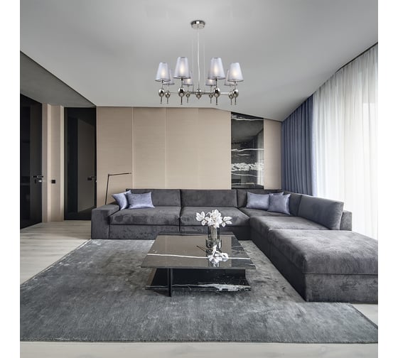 Подвесной светильник ESCADA E14*40W Nickel 2106/8S