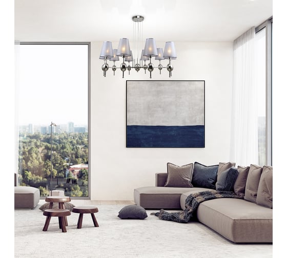 Подвесной светильник ESCADA E14*40W Nickel 2106/10S