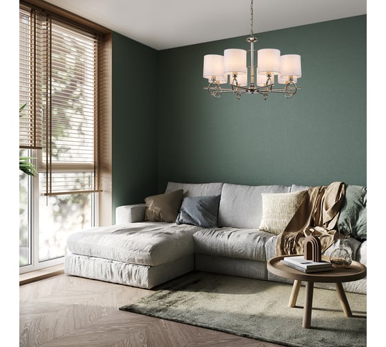 Подвесной светильник ESCADA E14*40W Nickel 10167/8PL