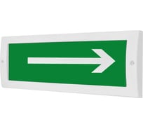 Световое табло Элтех-Сервис М-12 СН Стрелка вправо со скрытой надписью (на защелках) (зел. фон) 00000000593