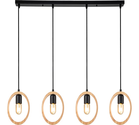 Подвесной светильник ESCADA E27*40W Black 10196/4