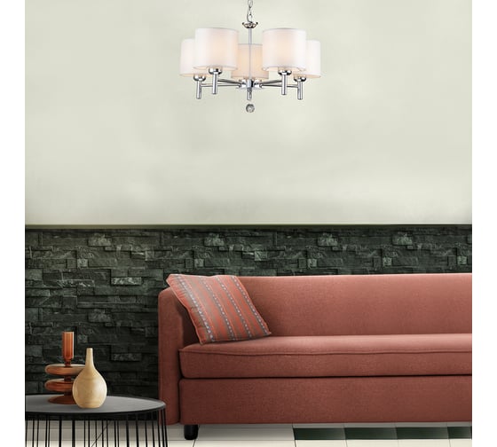 Подвесной светильник ESCADA E27*40W Chrome 1143/5PL