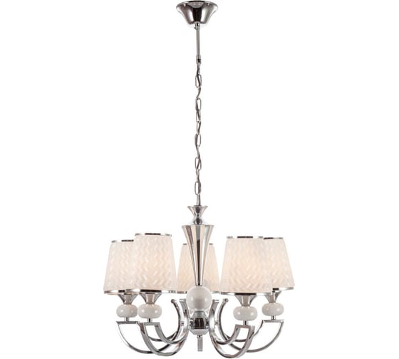 Подвесной светильник ESCADA E14*60W White/Chrome 649/5S