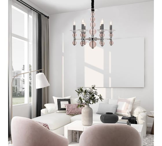 Подвесной светильник ESCADA E14*60W Rose 696/6S