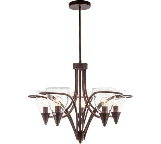 Подвесной светильник ESCADA E14*60W Coffee 520/5P