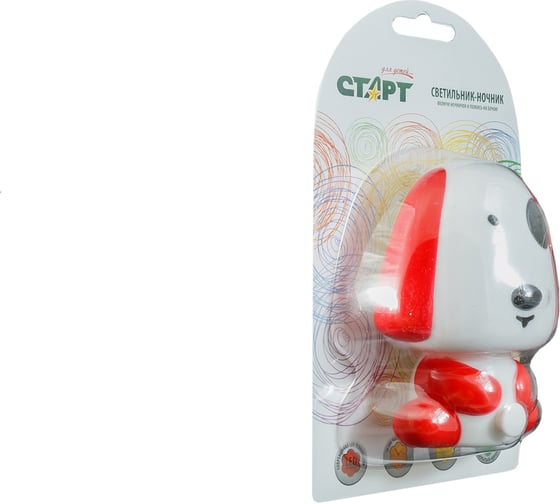 Светодиодный светильник-ночник СТАРТ NL 1LED собака красный