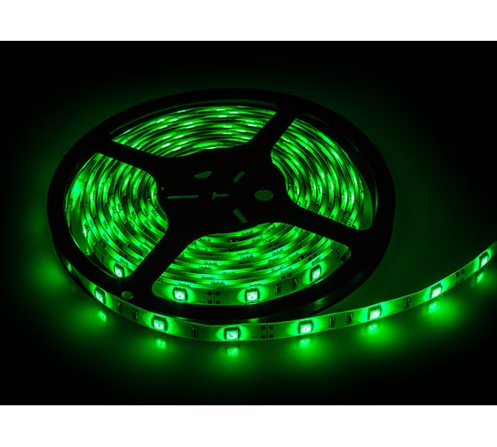 Светодиодная лента LLT LS 50G-30/65 30LED 7.2Вт/м 12В IP65 зеленая 4690612000626