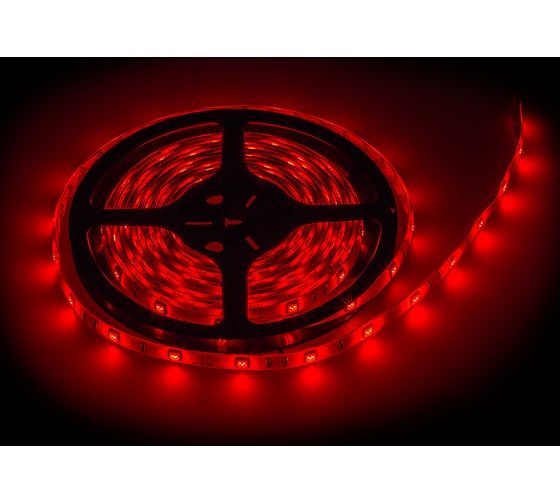Светодиодная лента LLT LS 50R-30/65 30LED 7.2Вт/м 12В IP65 красная 4690612000619