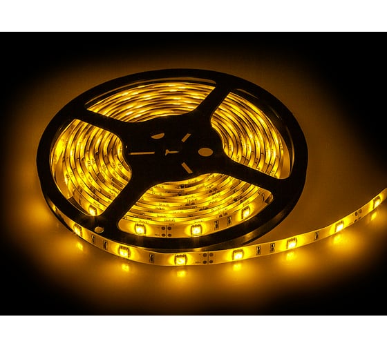 Светодиодная лента LLT LS 50Y-30/65 30LED 7.2Вт/м 12В IP65 желтая 4690612000640