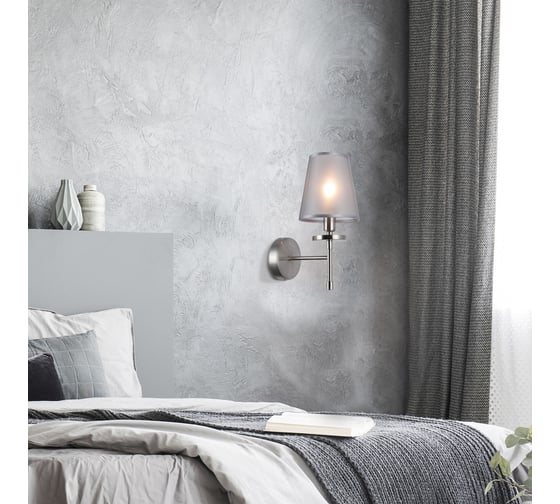 Настенный светильник ESCADA 694/1A E14*40W Nickel 694/1A Nickel