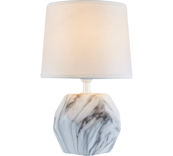 Настольный светильник ESCADA 10163/T E14*40W White marble 10163/T White