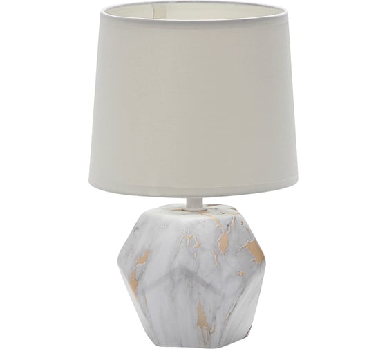 Настольный светильник ESCADA 10163/T E14*40W White/Gold marble 10163/T Gold