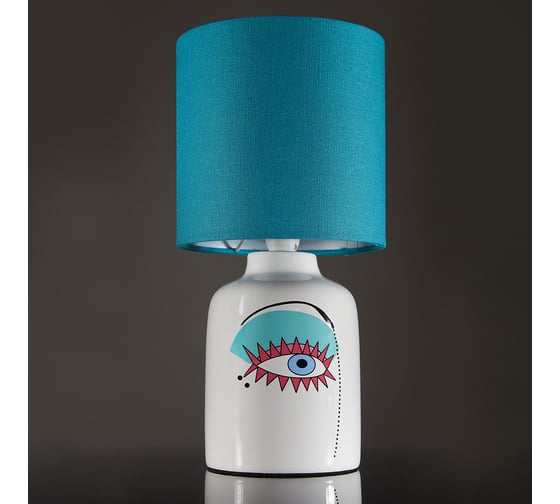 Настольный светильник ESCADA 10176/L E14*40W Blue 10176/L Blue