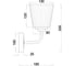 Настенный светильник ESCADA E14*60W Copper 685/1A 2