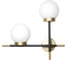 Настенный светильник ESCADA E27*60W Black/ Matt gold 1163/2A 1