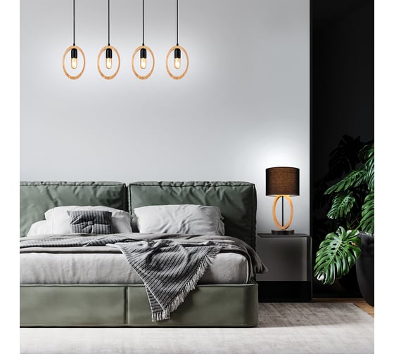 Настольный светильник ESCADA E27*40W Black 10196/L