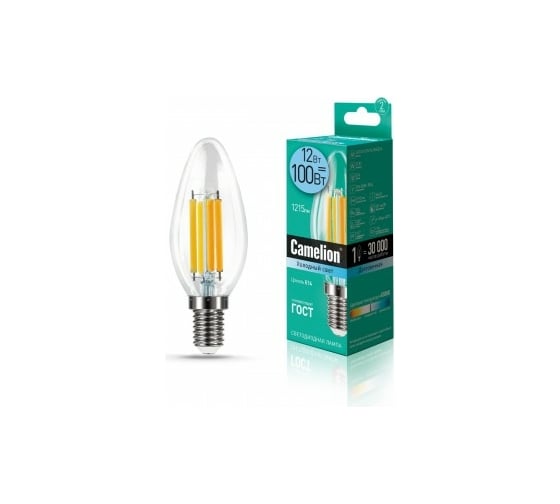 Светодиодная лампа Camelion LED12-C35-FL/845/E14 12Вт 220В 13709