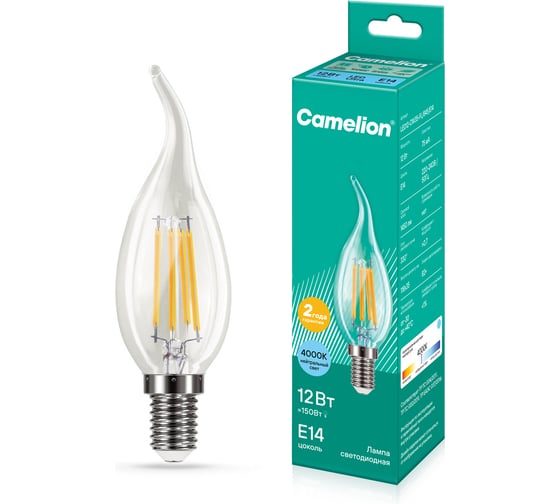 Светодиодная лампа Camelion LED12-CW35-FL/845/E14 12Вт 220В 13711