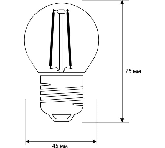 Светодиодная лампа Camelion LED12-G45-FL/845/E27 12Вт 220В 13715