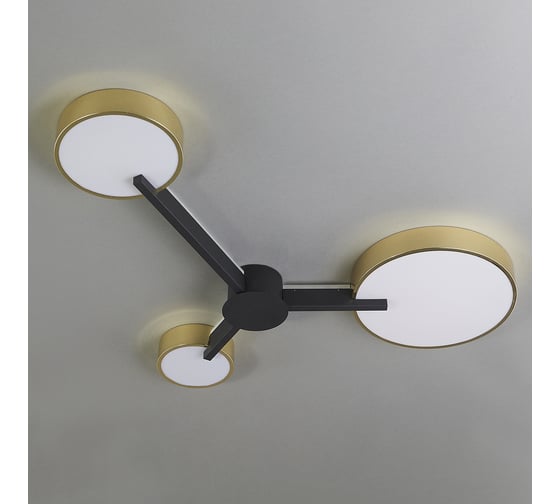 Потолочный светильник ESCADA 10209/3 LED*68W Gold/Black 10209/3LED