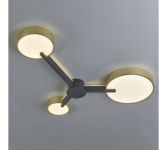 Потолочный светильник ESCADA 10209/3 LED*68W Gold/Black 10209/3LED