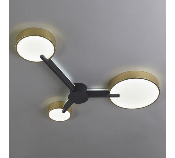 Потолочный светильник ESCADA 10209/3 LED*68W Gold/Black 10209/3LED