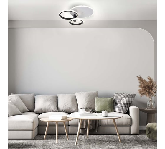 Потолочный светильник ESCADA 10213/2 LED*33+23W White/Black 10213/2LED BL White