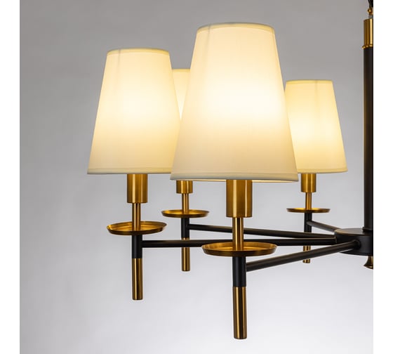 Подвесная люстра ARTE LAMP riccardo A4075LM-8BK