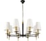 Подвесная люстра ARTE LAMP riccardo A4075LM-8BK 1