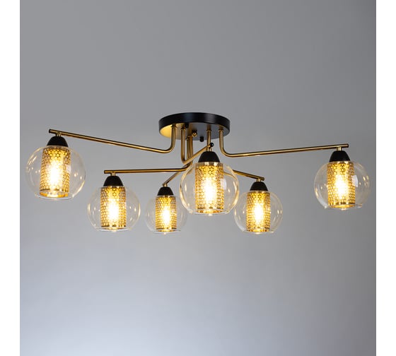 Потолочная люстра ARTE LAMP manchester A7045PL-6BK