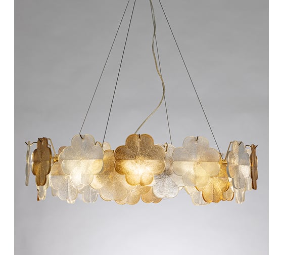 Подвесная люстра ARTE LAMP mallika A4077SP-10GO
