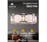 Подвесная люстра ARTE LAMP grato A4079LM-8CC 7