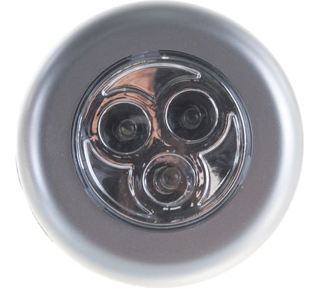 Светильник-ночник FERON 3LED 0.18W 3AAA, серебряный, FN1203 23294