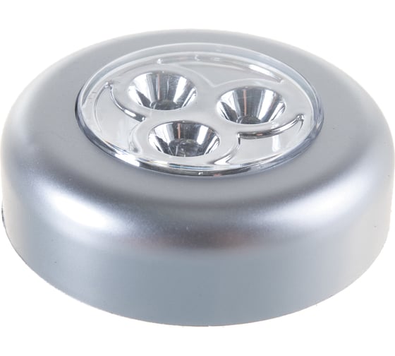 Светильник-ночник FERON 3LED 0.18W 3AAA, серебряный, FN1203 23294