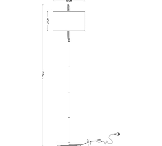 Торшер ARTE LAMP julietta A5037PN-2CC