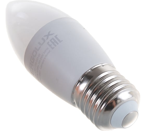 Электрическая светодиодная лампа Ergolux LED-C35-11W-E27-6K Свеча 11Вт E27 6500K 13623