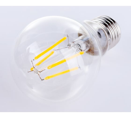 Светодиодная лампа Uniel LED-A60-7W/WW/E27/CL/MB GLM10TR Форма А, прозрачная UL-00002366
