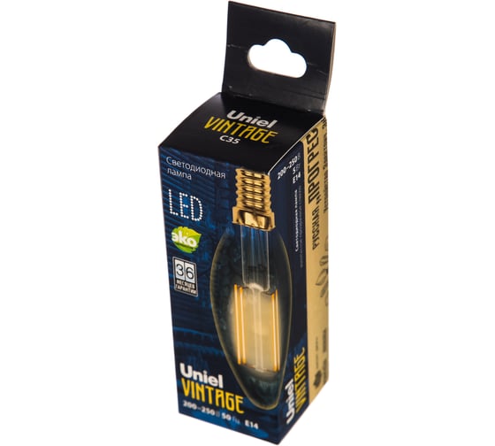 Светодиодная лампа Uniel LED-C35-5W/GOLDEN/E14 GLV21GO Vintage UL-00002396