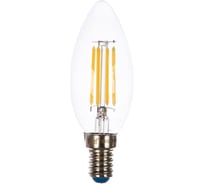 Светодиодная лампа Uniel LED-C35-6W/NW/E14/CL GLA01TR Форма свеча, прозрачная UL-00002198