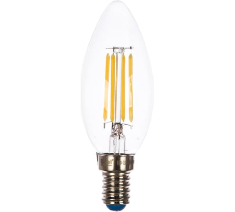 Светодиодная лампа Uniel LED-C35-6W/NW/E14/CL GLA01TR Форма свеча, прозрачная UL-00002198