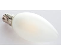 Светодиодная лампа Uniel LED-C35-6W/WW/E14/FR PLS02WH Форма свеча, матовая UL-00000305