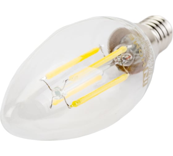 Светодиодная лампа IN HOME LED-СВЕЧА-deco 5Вт 230В Е14 4000К 450Лм 4690612007571