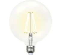 Светодиодная лампа Uniel LED-G125-10W/WW/E27/CL PLS02WH 10534