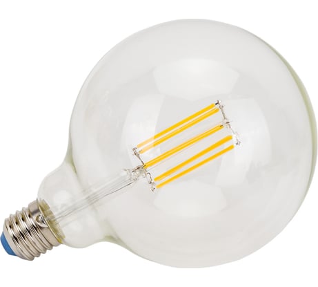 Лампа Uniel LED-G125-15W/3000K/E27/CL PLS02WH Форма шар, прозрачная UL-00004860