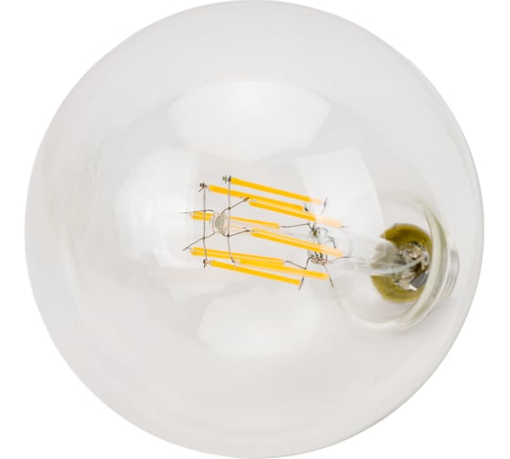 Лампа Uniel LED-G125-15W/3000K/E27/CL PLS02WH Форма шар, прозрачная UL-00004860